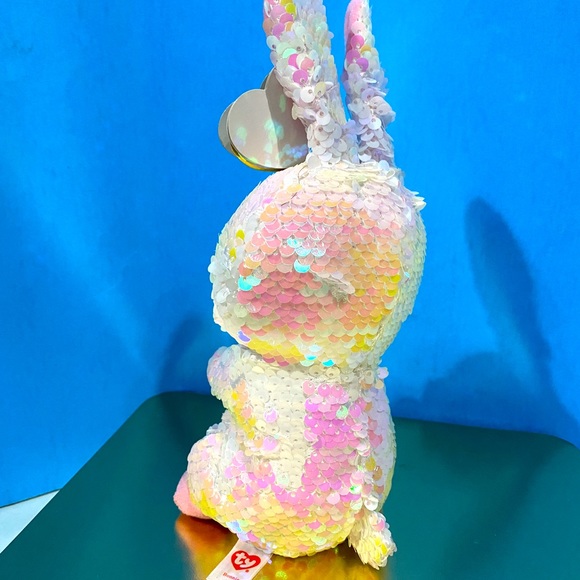 TY FLIPPABLES LIMITED COLLECTION NWT BONNIE (BUNNY) ATTACHED TAGS PRETTY SEQUINS - Picture 6 of 16